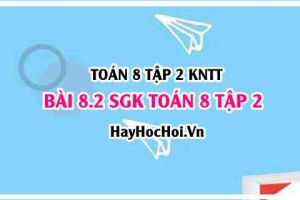 Bài 8.2 SGK Toán 8 tập 2 Kết nối tri thức